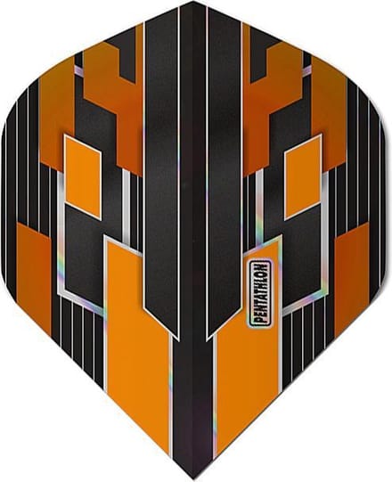 ABC Darts - Pentathlon Dart Flights Shimmers - Oranje - 5 sets