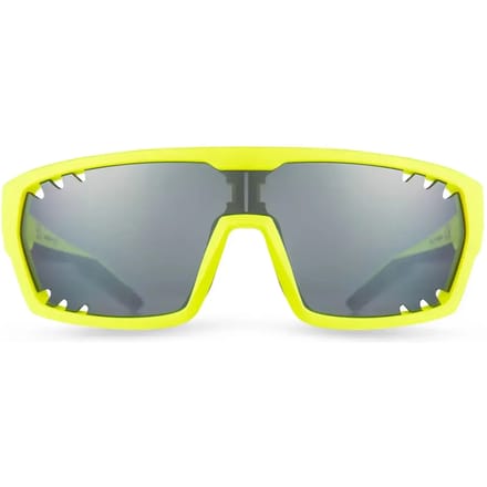 AGU Beam - Sportbril - Fietsbril - Unisex - Fluor Geel - Lens uit Ã©Ã©n stuk - UV400 - Grilamid TR90 - Anti-allergeen - Inclusief opbergzakje