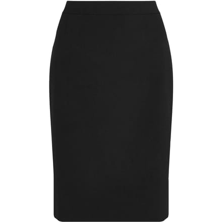 Boss Vilea effen kokerrok voor dames (Zwart)