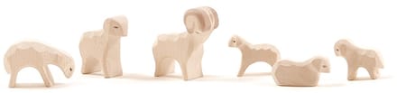 Speelgoed | Wooden Toys - Sheep Small 6 Pieces