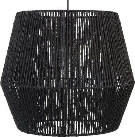 GWERU - Hanglamp - Zwart - Papier touw
