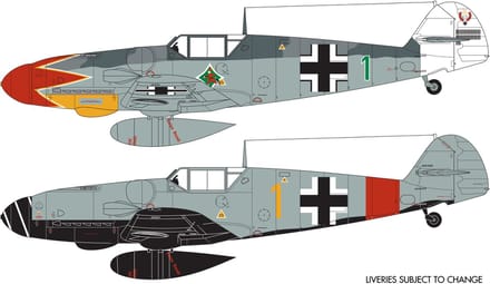 Airfix Modelbouwpakket Militaire voertuigen - 02029B Messerschmitt Bf109G-6 Plane Plastic - 1:72 - Modelbouw
