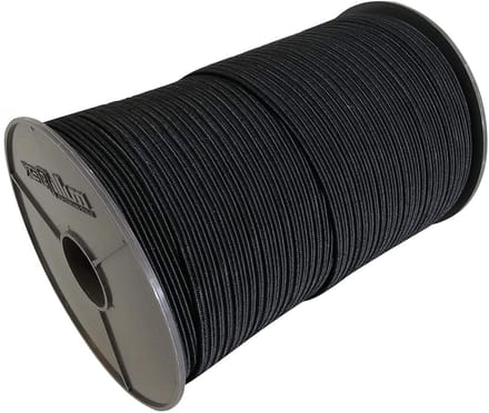 Rubberen Touw - Expanderband Elastiek - Veilig Vastzetten - Platte Constructie - 15 Meter - Zwart