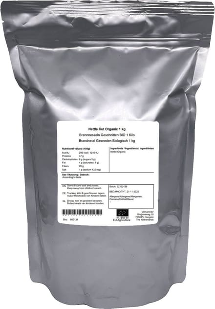 Brandnetel Gesneden - 1 Kg - Holyflavours