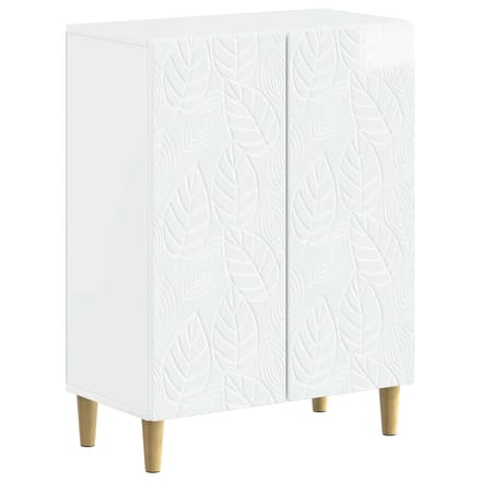 vidaXL - Badkamer - Opbergkast - DELFT - Hoogglans - Wit - 59,5 - x - 31 - x - 80 - cm