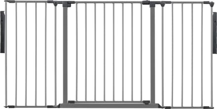Safetots Kamerbreedhek, Panelenhek, Tot 148cm Breed, Grijs, 70cm Hoog
