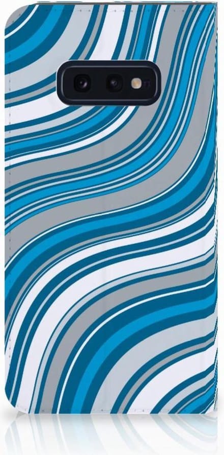 Samsung Galaxy S10e Hoesje met Magneet Waves Blue
