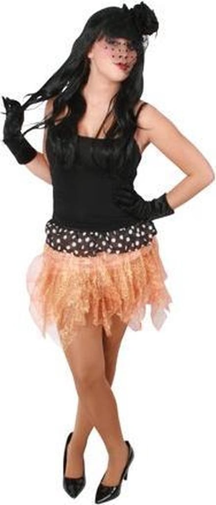Kinder tule rokje goud lurex