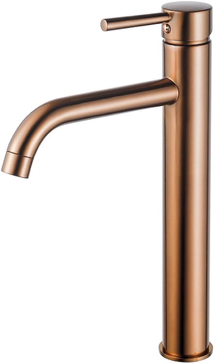 FugaFlow Eccelente Acces Wastafelkraan - 33.9cm - verhoogd - opbouw - Geborsteld koper PVD (Koper)