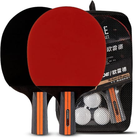 Tafeltennis Rackets - Pingpong Set - Training en Competitie - 4 Sterren Kwaliteit - Standaard Formaat - Niet Gespecificeerd