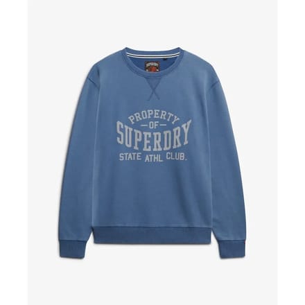 Superdry - Athletic Essentials sweatshirt met ronde hals - Heren - Truien