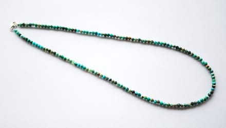 Turkoois gefacetteerd collier