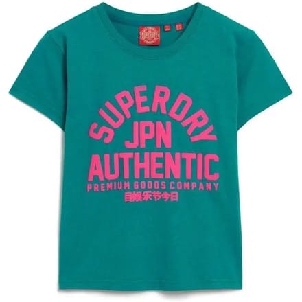 Superdry - Aansluitend T-shirt met puffprint - Dames - T-shirts