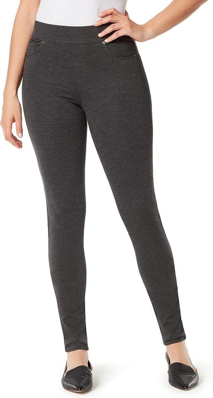 Dames Slim Fit Stretch Broek Hoge Taille Pull-On Comfortabele Pasvorm
