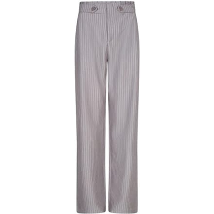 Lofty Manner Broek Trouser Nienke Pk34 533 Grey White Dames Maat - M