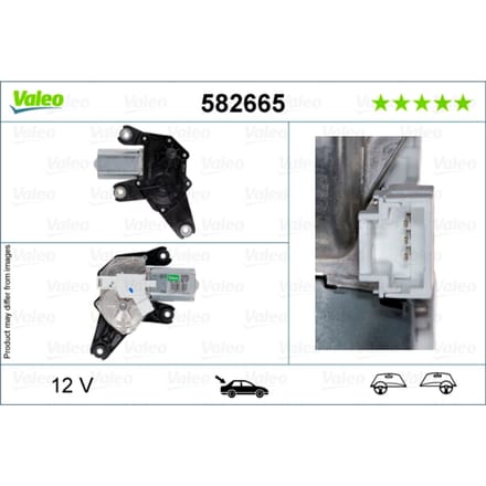 Voorruitreiniging - Ruitenwissermotor VALEO 582665