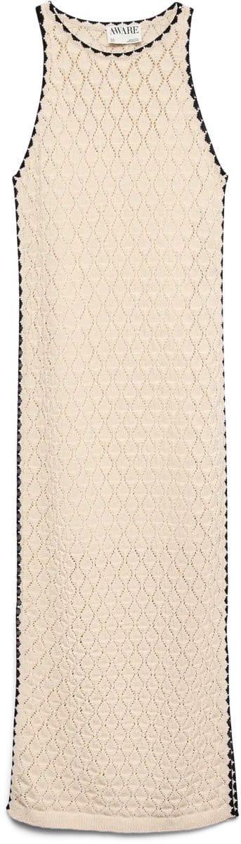 Vero Moda awevelyn sl 7/8 crochet dress noos