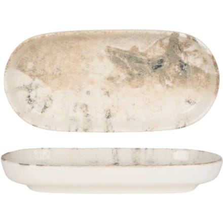 Rinart Serveerschaal - Masahi - Porselein - 16x8.5 cm - set van 2