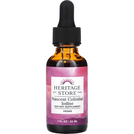 Iode colloïdal initial, 30 ml (1 once liquide) black