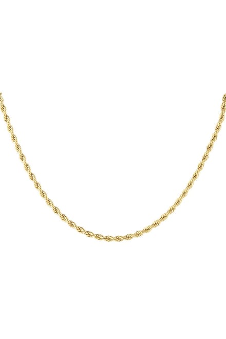 Bijoutheek Collier Twisted (3.5mm) Goud
