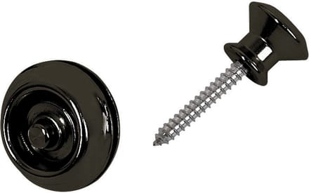 Dunlop Straplok zwart Dual Design  - Accessoire voor gitaren