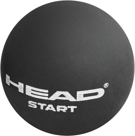 Squashbal Dubbel Wit Stip Medium Snelheid