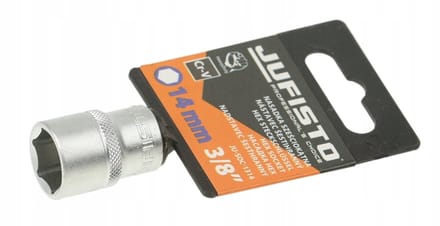 Jufisto Dopsleutel 3/8" 14 mm CrV Staal