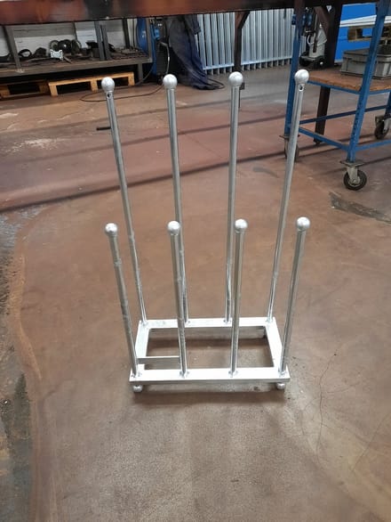 Laarzenrek smeedijzer gegalvaniseerd HANDMADE