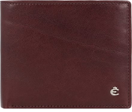 Esquire Toscana Portemonnee RFID-bescherming Leer 10.5 cm - Jongens - Horizontaal - coffee