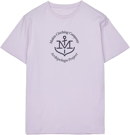 Makia A-project T-shirt Met Korte Mouwen Paars M Man