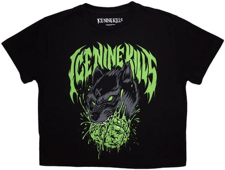 Ice Nine Kills - Wolf Crop top - XL - Zwart