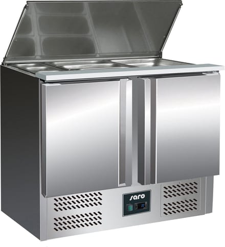 Saladette 2 deuren | Telescopisch schuifdeksel, 3x 1/1GN | Saro | Baldur S902 | 323-1002