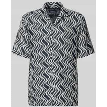 regular fit vrijetijdsoverhemd in allover-look
