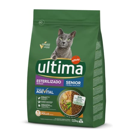 Ultima Sterilized Senior Kip - Dubbelpak: 2 x 2,5 kg
