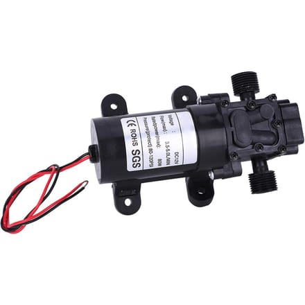 Terugslag Membraanpomp Mini Zelfaanzuigend DC12V FL3210H 80W 1 2in Rechte Wateruitlaat