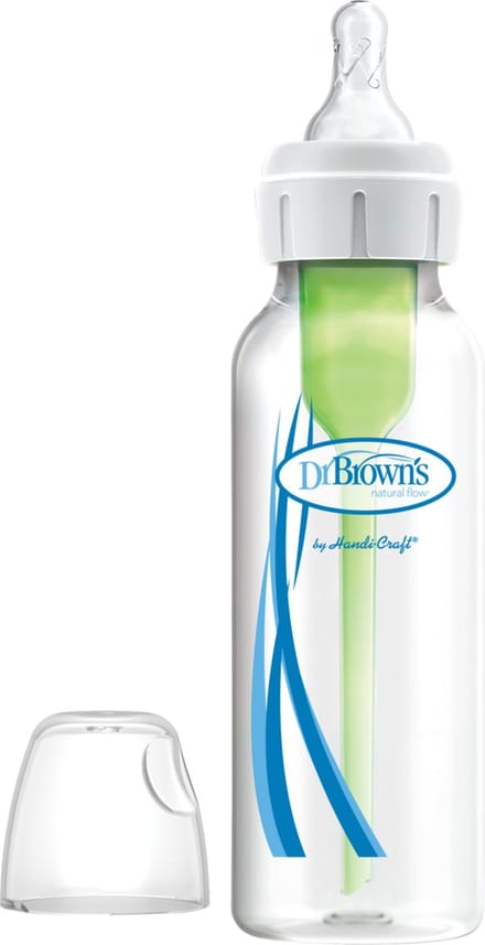 Dr. Brown's Options+ Anti-Colic Babyfles - Smalle halsfles - 250ml - Kunststof (BPA-vrij)