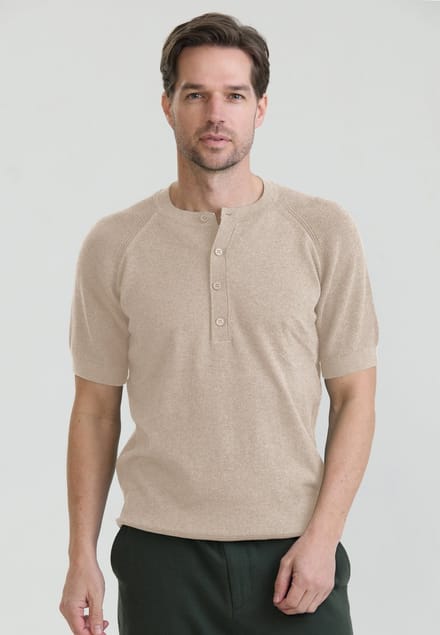 Felix Hardy Tshirt Ronde Hals 100% Katoen Heren Beige - M