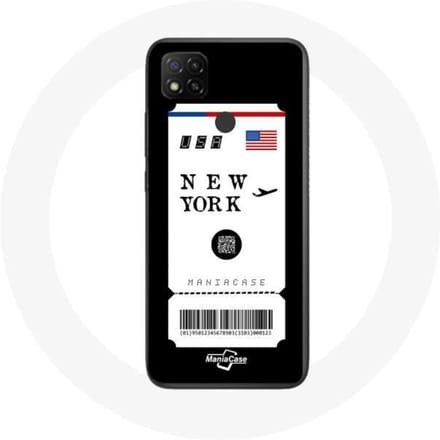 Xiaomi Redmi 9C hoesje New York vliegticket