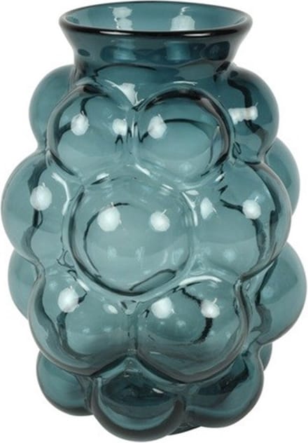 Countryfield Vaas Royal-Kim glas L21B21H30CM blauw
