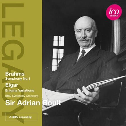 BBC Symphony Orchestra, Sir Adrian Boult - Brahms: Symphony No.1 | Algar: Enigma Variations (CD)