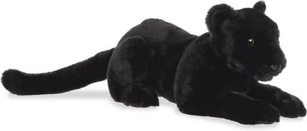 Aurora Pluche knuffel - zwarte panter - 51 cm - kinder speelgoed dieren knuffels