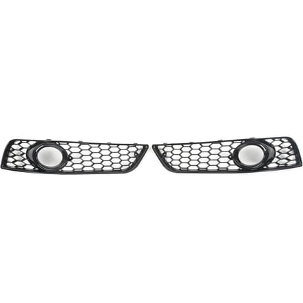 Set Mistlamprooster Covers Glanzend Zwart 8P0807682D Links Rechts Vervanging voor A3 8P 2009?2013 gray