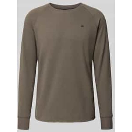 Regular fit shirt met lange mouwen in gebreide look, model 'Jirgi'
