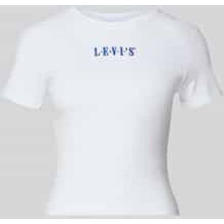 T-shirt met labelstitching