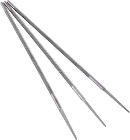 3 Stuks Universele Kettingzaagvijlen 5/32"(4 mm), 3/16"(48 mm) en