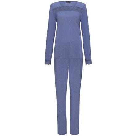 Dames pyjama Mandy van Pastunette - Blauw - Maat - 48