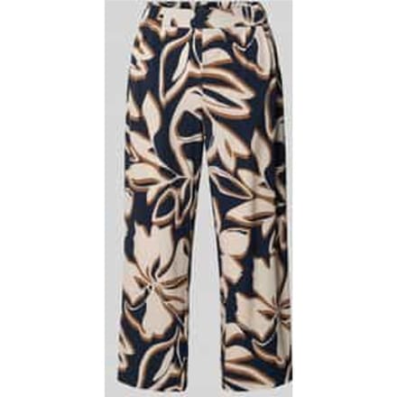 relaxed fit wijdte broek met all-over motief model 'LT JUNI'
