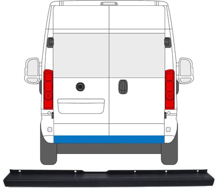 Achterbumper voor Peugeot Boxer 2018-