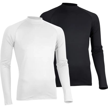 Avento Shirt Base Layer Lange Mouw - Mannen - Zwart - Maat XXL