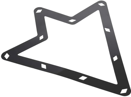 6-delige Set - Dailygoods- Biljartrekhouder Perfecte Balplaatsing